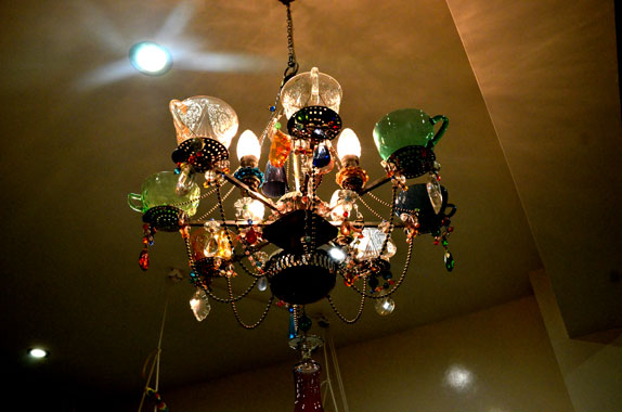 vintage and upcylced detailing