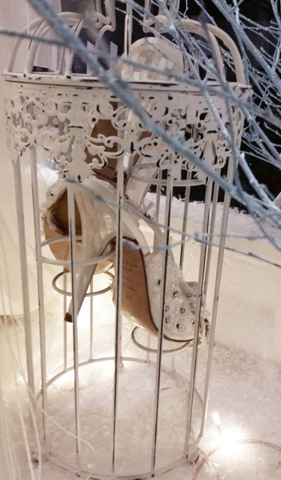 Christmas window display