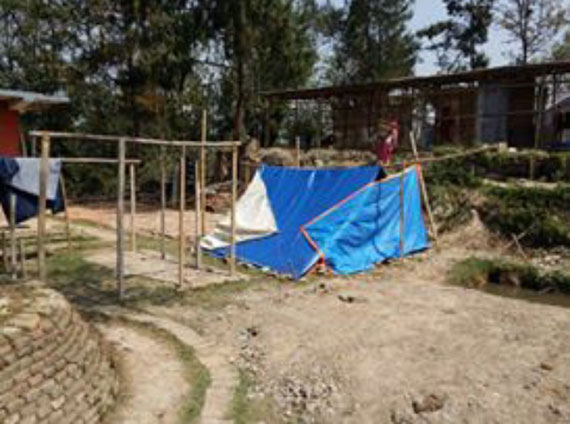 Earthquake Aftermath-Khokana village