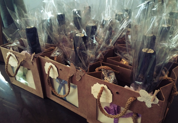 An exquisite evening at the Corinthia Hotel : Catwalk of top designer wedding dresses London Corinthia Catwalk Reader Event Goodie bags