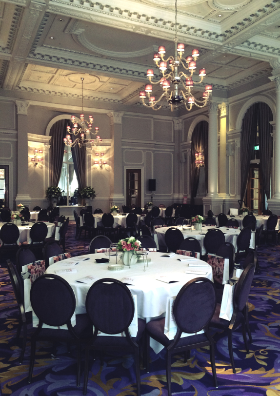 An exquisite evening at the Corinthia Hotel : Catwalk of top designer wedding dresses London Corinthia Hotel Ballroom