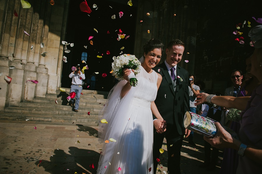 One Wedding Dress Two Looks : A Destination Summer Wedding In Portugal eco-friendly-wedding-gown