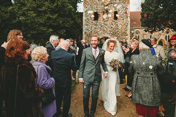 Winter Wedding Bride Wears Vintage Inspired Dress luxury-eco-bride-sanyukta-shrestha