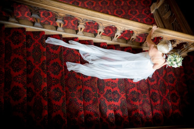 long-train-vintage-wedding-dress