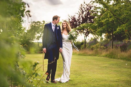 Stunning Wedding Photography Of Real Brides In Nature organic-silk-wedding-dress