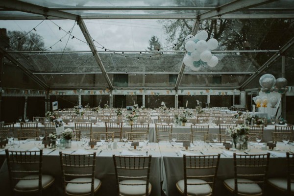 Crochet Lace Wedding Dress for a Romantic Wedding in Scotland Mint-Green-Wedding-Colton-House