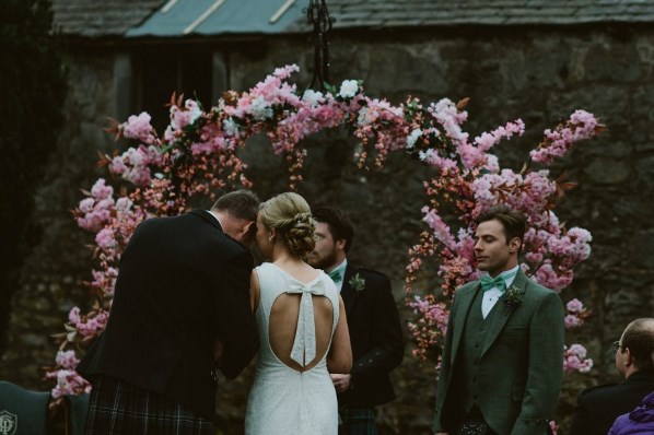 Crochet Lace Wedding Dress for a Romantic Wedding in Scotland backless-crochet-lace-wedding-dress