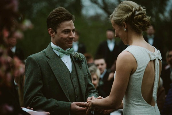 Crochet Lace Wedding Dress for a Romantic Wedding in Scotland backless-wedding-dress-bow