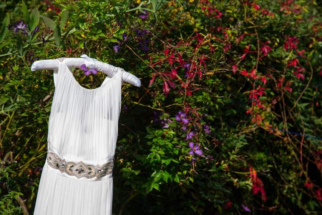 Bride Wears Simple Wedding Dress To Romantic Seaside Nuptials In Ireland sonia-eco_friendly-gown-sanyukta_shrestha