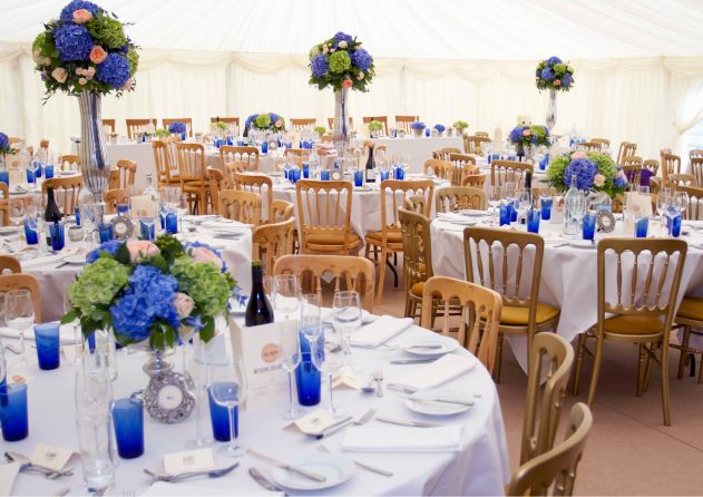 blue-pink-green-wedding-decoration