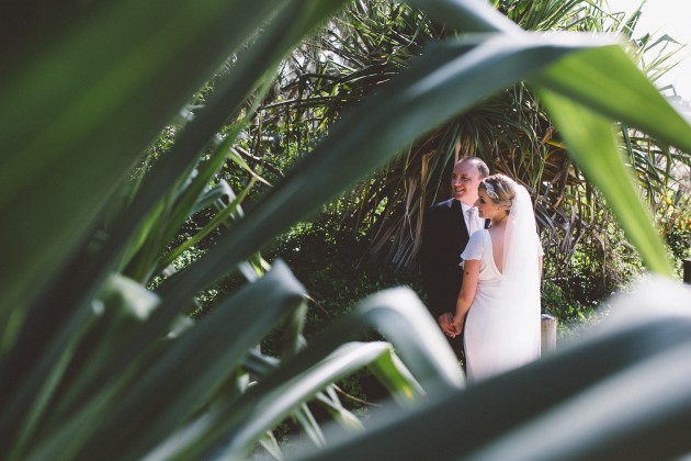 Sleek Bespoke Silk Dress For A Destination Beach Wedding elegant beach wedding australia