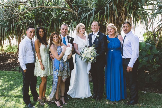 Sleek Bespoke Silk Dress For A Destination Beach Wedding vintage inspired wedding dress