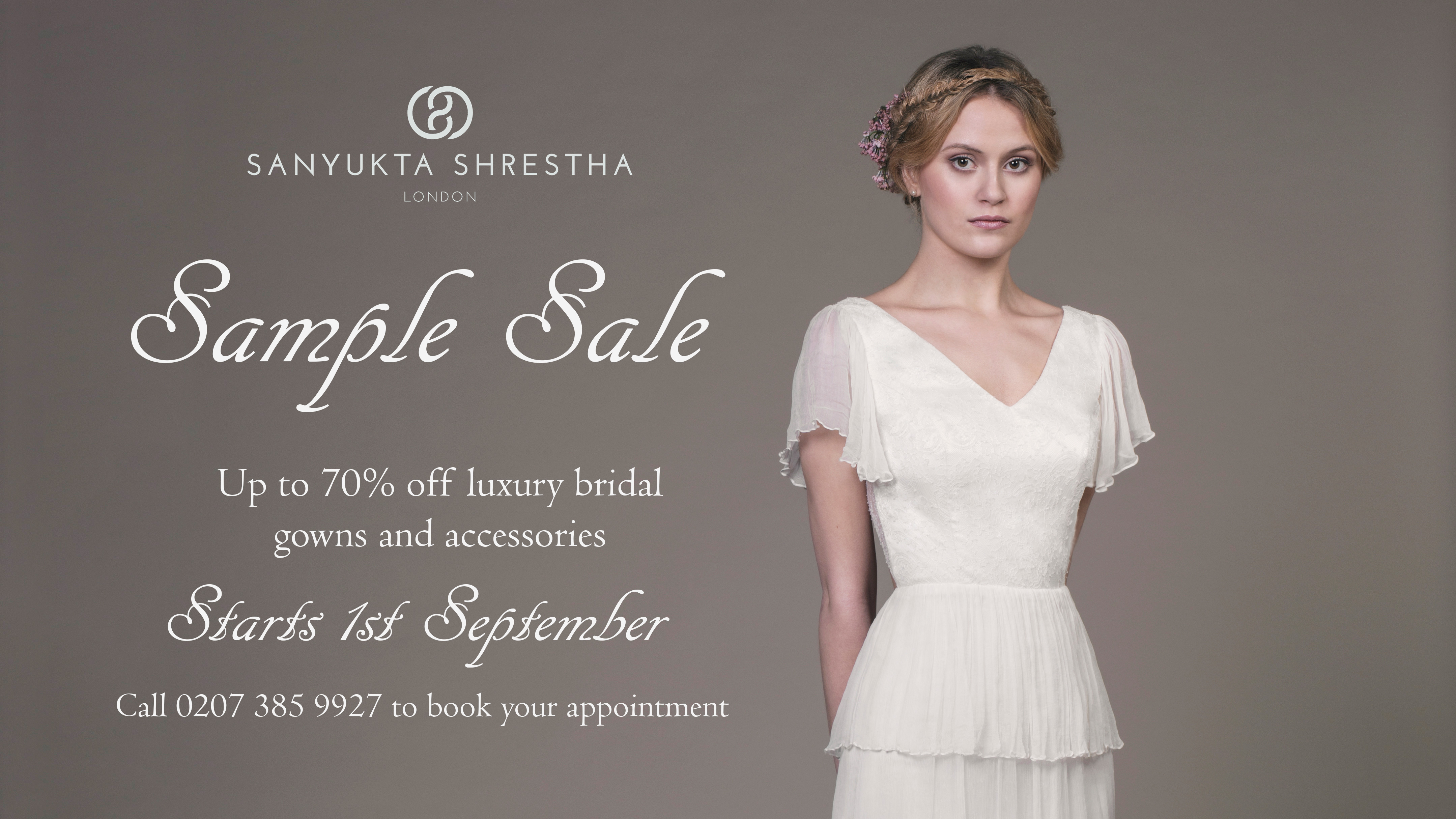 Sanyukta Shrestha Wedding Dress Sample Sale at Behuli, London Sample Sale