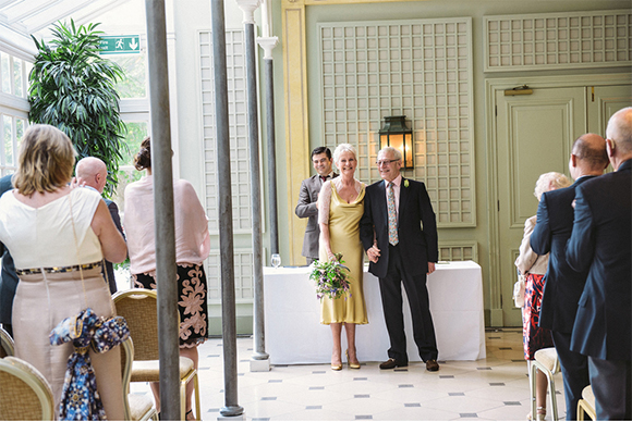 newlyweds london ceremony