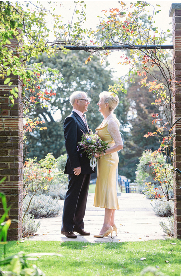 bespoke bride gold dress