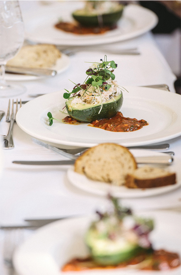 hurlingham club wedding food breakfast