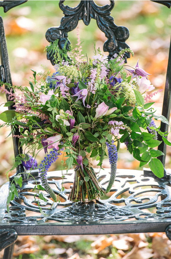 wedding bouquet wild flowers