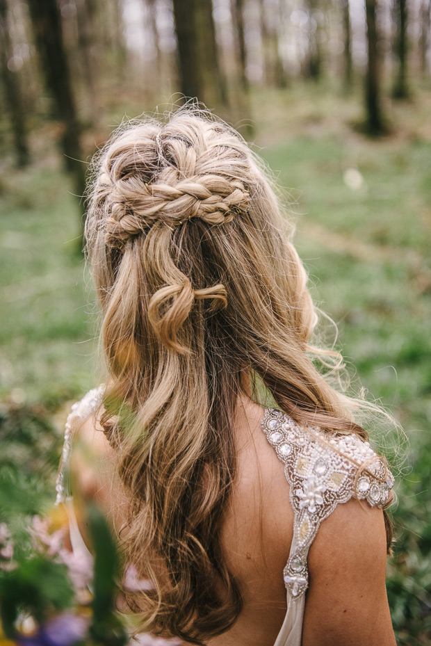 The Bohemian Dream: Sanyukta Shrestha real bride in One Fab Day evelyn weddimg dress back